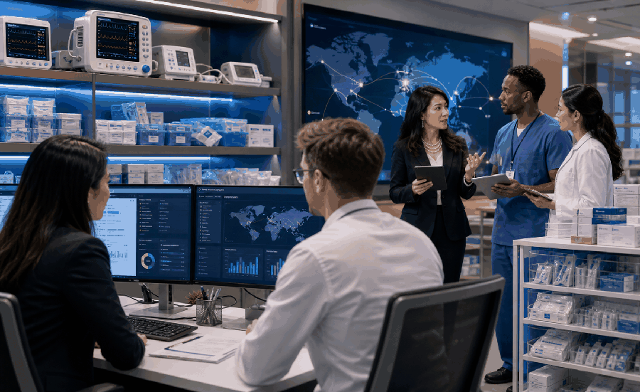Medical technology supply chain operations